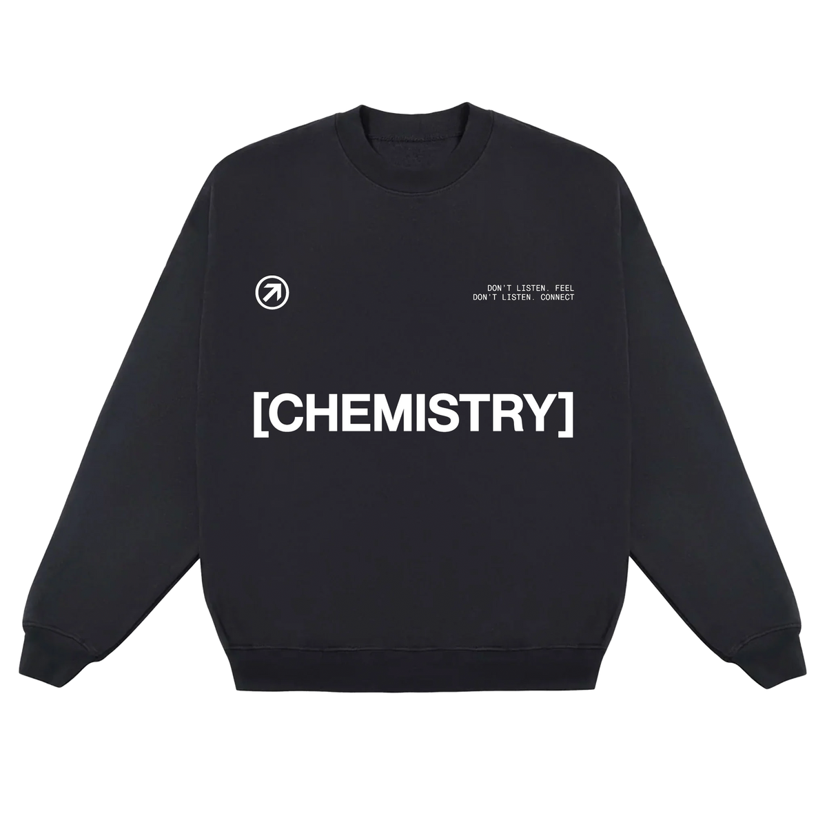 Official Chris Lake Chemistry ESSENTIALS CREW LIMO BLACK, primary product view