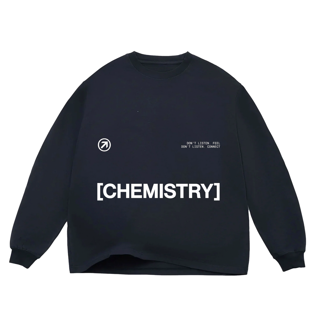 Official Chris Lake Chemistry ESSENTIALS LONGSLEEVE LIMO BLACK, primary product view