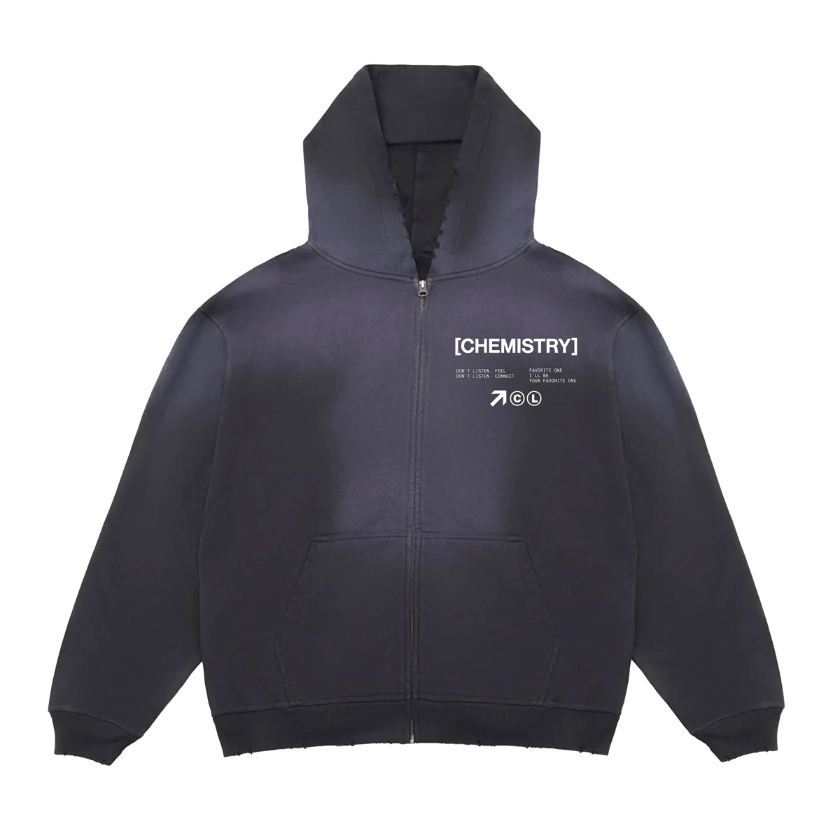 Official Chris Lake Chemistry CL ZIP-UP HOODIE, detail view 2