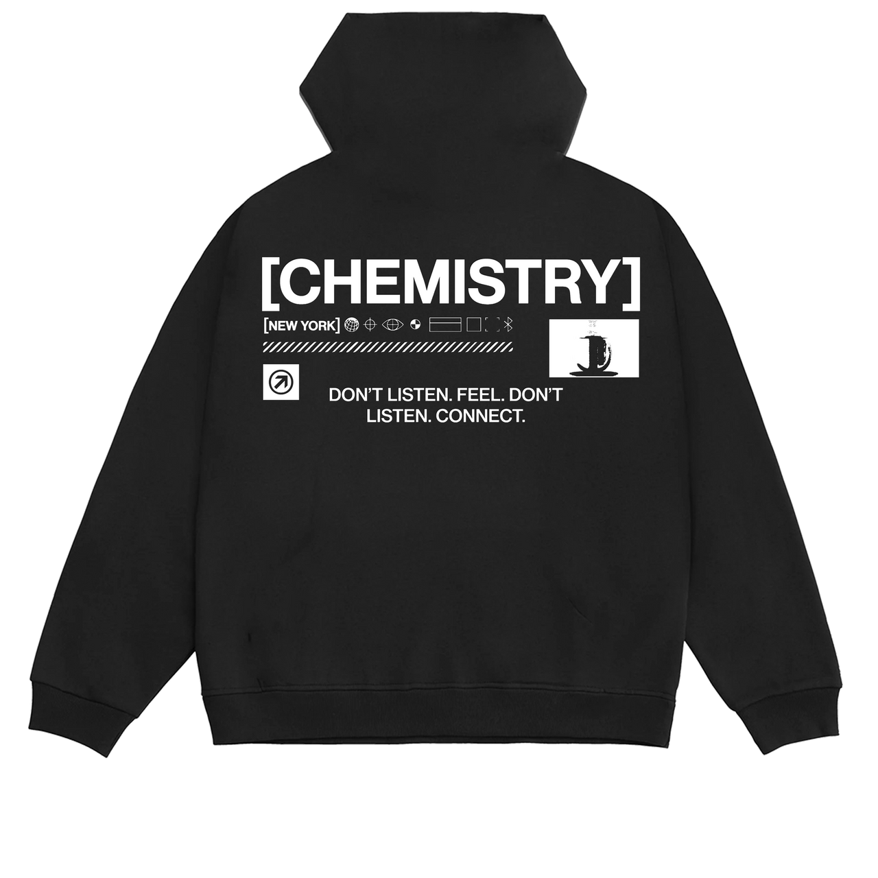 NEW YORK DANCE HOODIE JET BLACK
