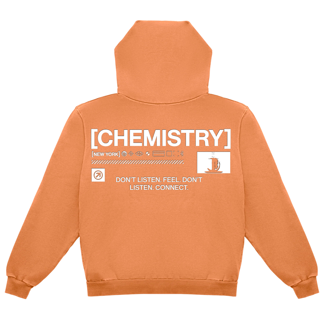 NEW YORK DANCE TANGERINE (WHITE TEXT)