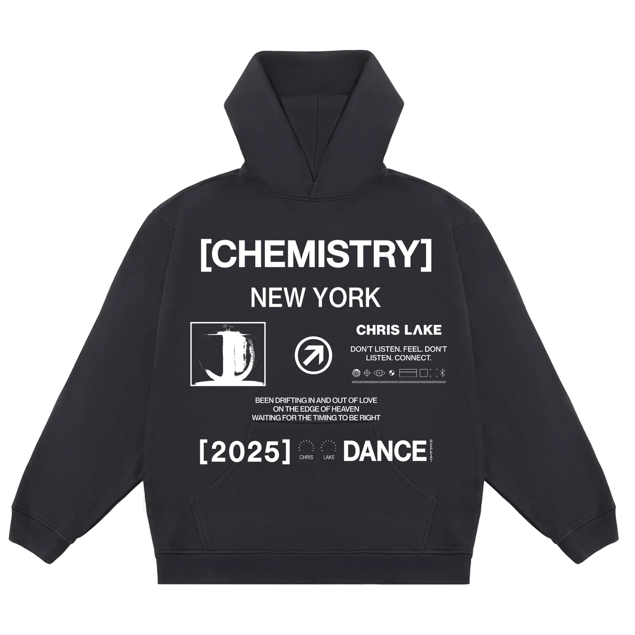 NEW YORK DANCE HOODIE JET BLACK