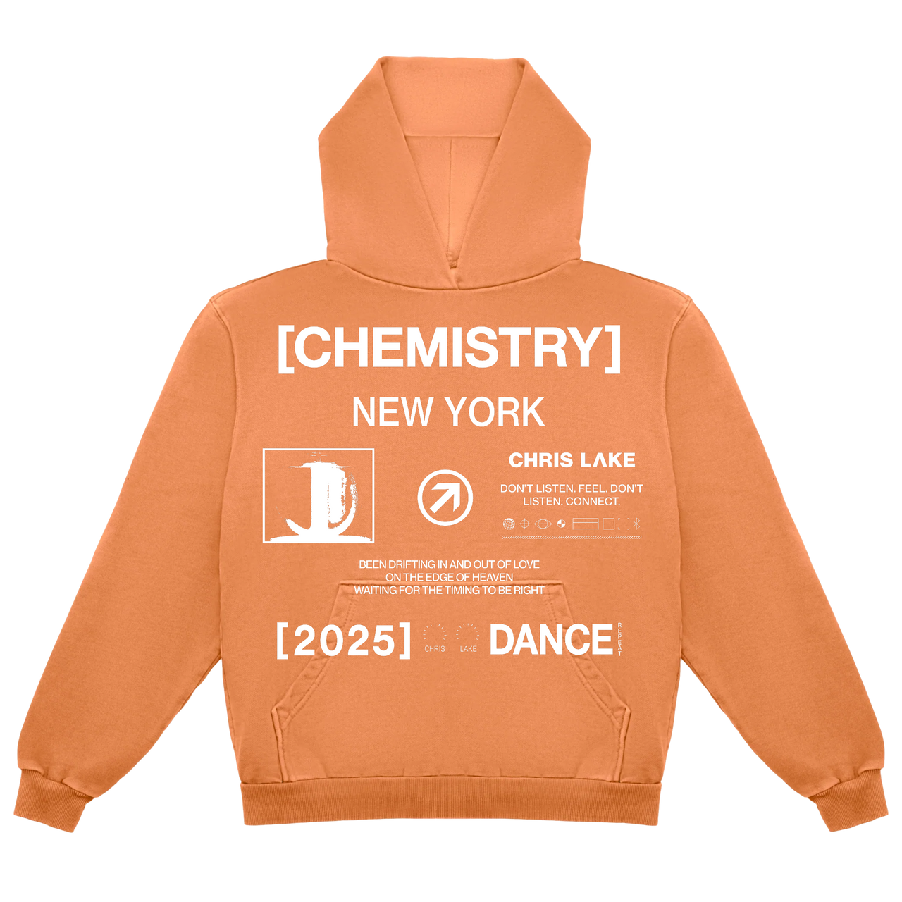 NEW YORK DANCE TANGERINE (WHITE TEXT)