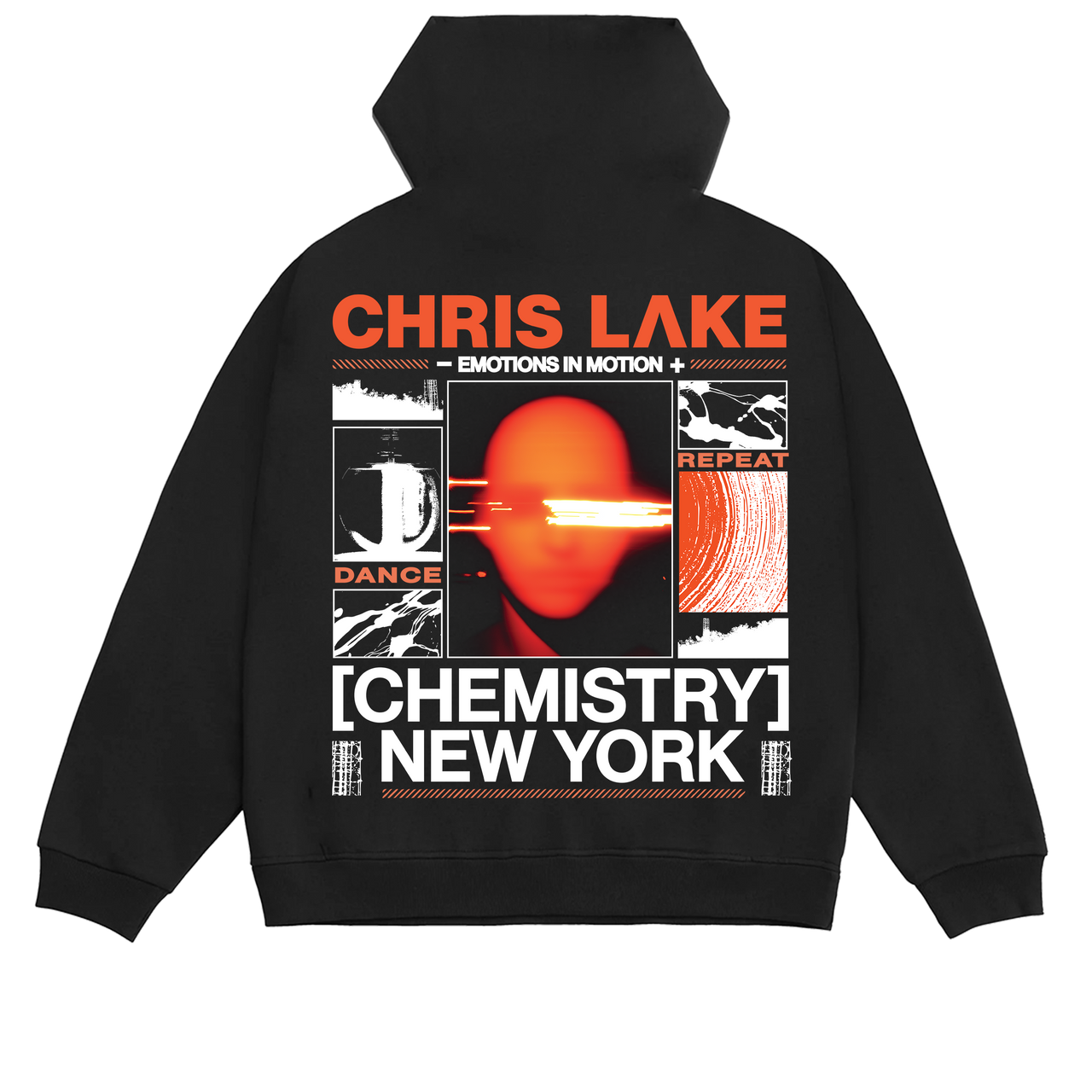 NEW YORK HEAD HOODIE JET BLACK