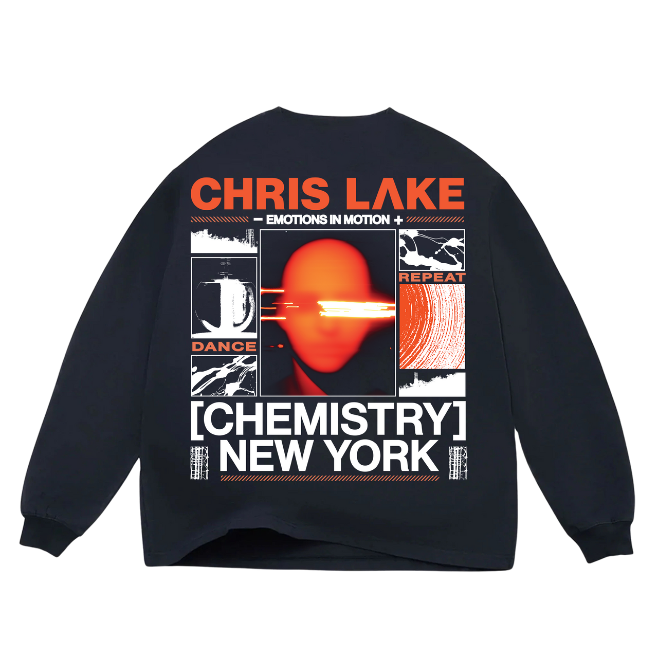 NEW YORK HEAD LONGSLEEVE LIMO BLACK