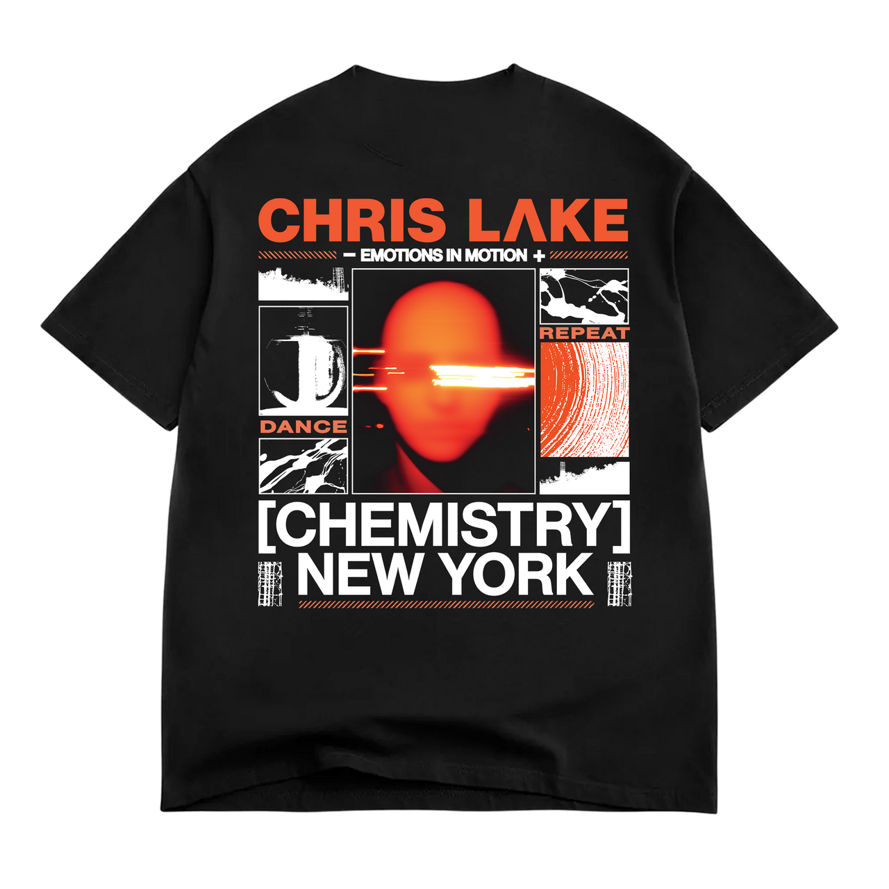 NEW YORK HEAD TEE LIMO BLACK