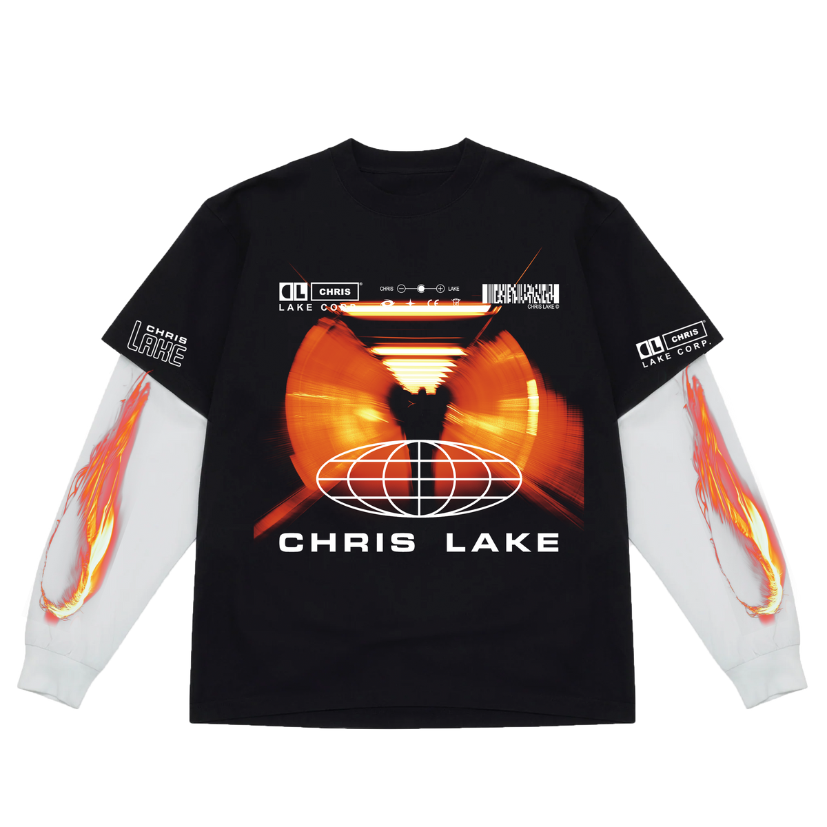 Official Chris Lake Chemistry TUNNEL BLACK / WHITE 2FER BLACK / WHITE