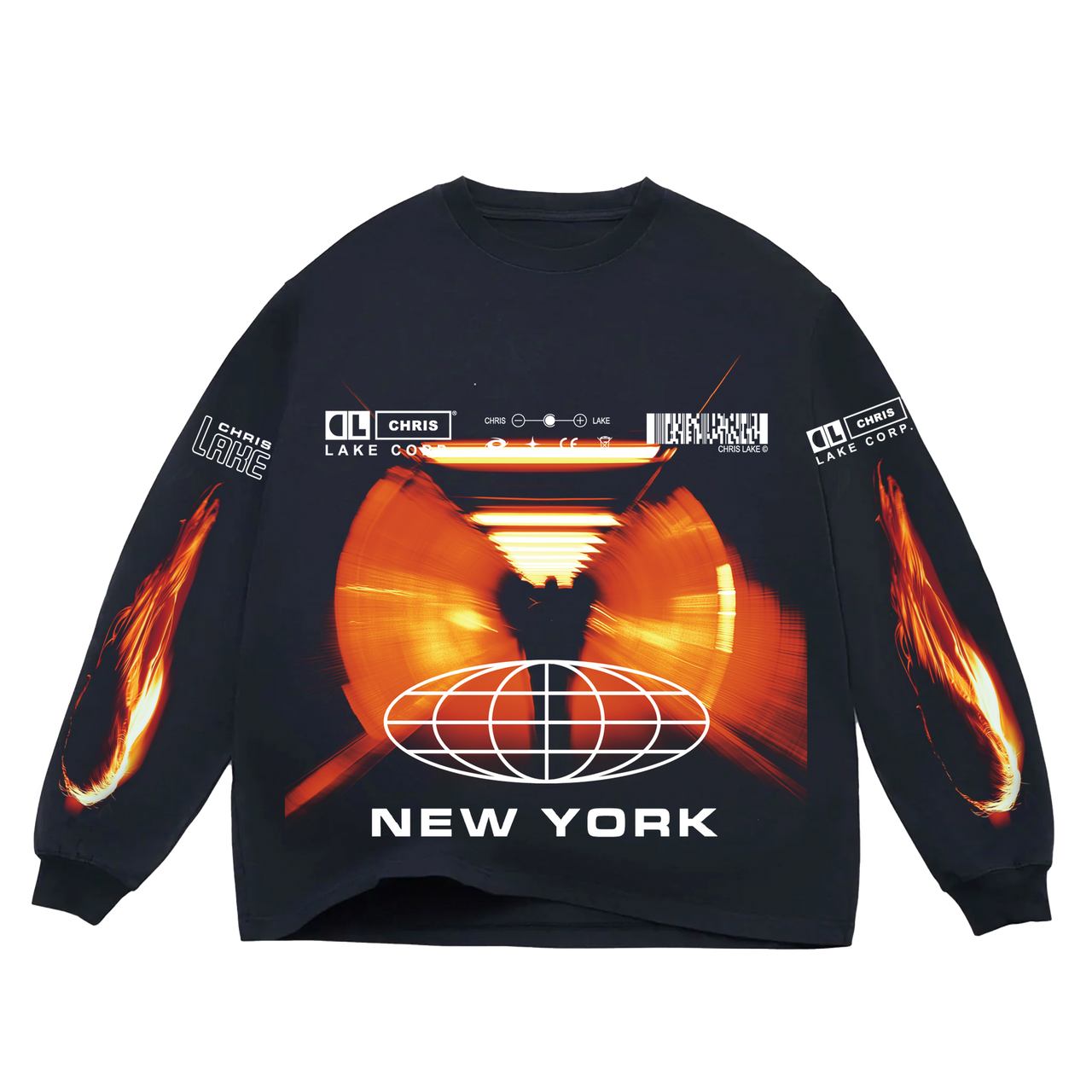 NEW YORK TUNNEL LONGSLEEVE LIMO BLACK