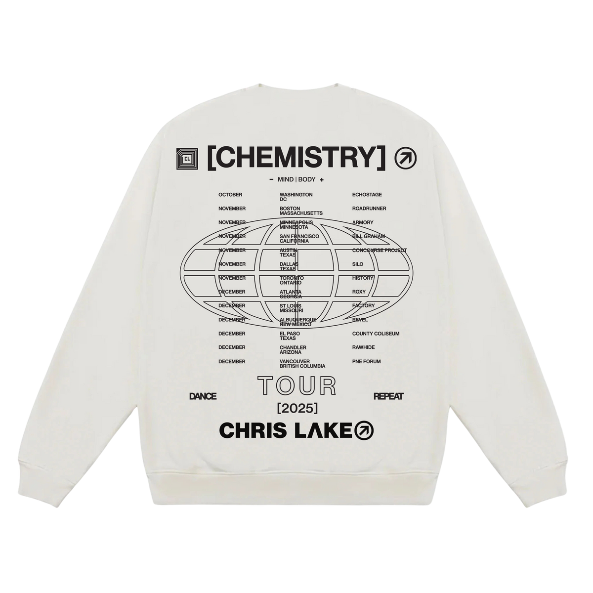 Official Chris Lake Chemistry TOUR CREW - DANCE, primary product view