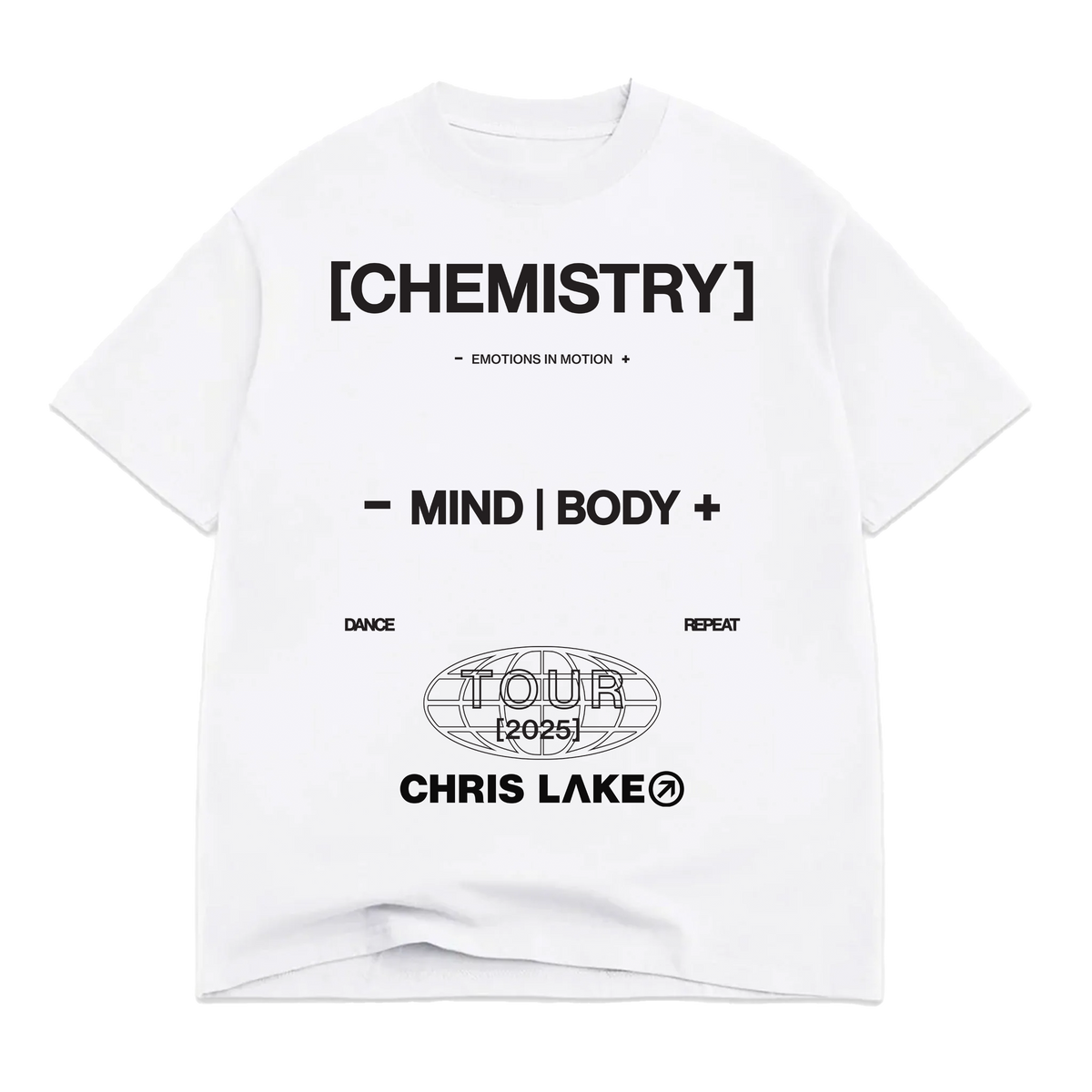 Official Chris Lake Chemistry TOUR TEE - DANCE, primary product view