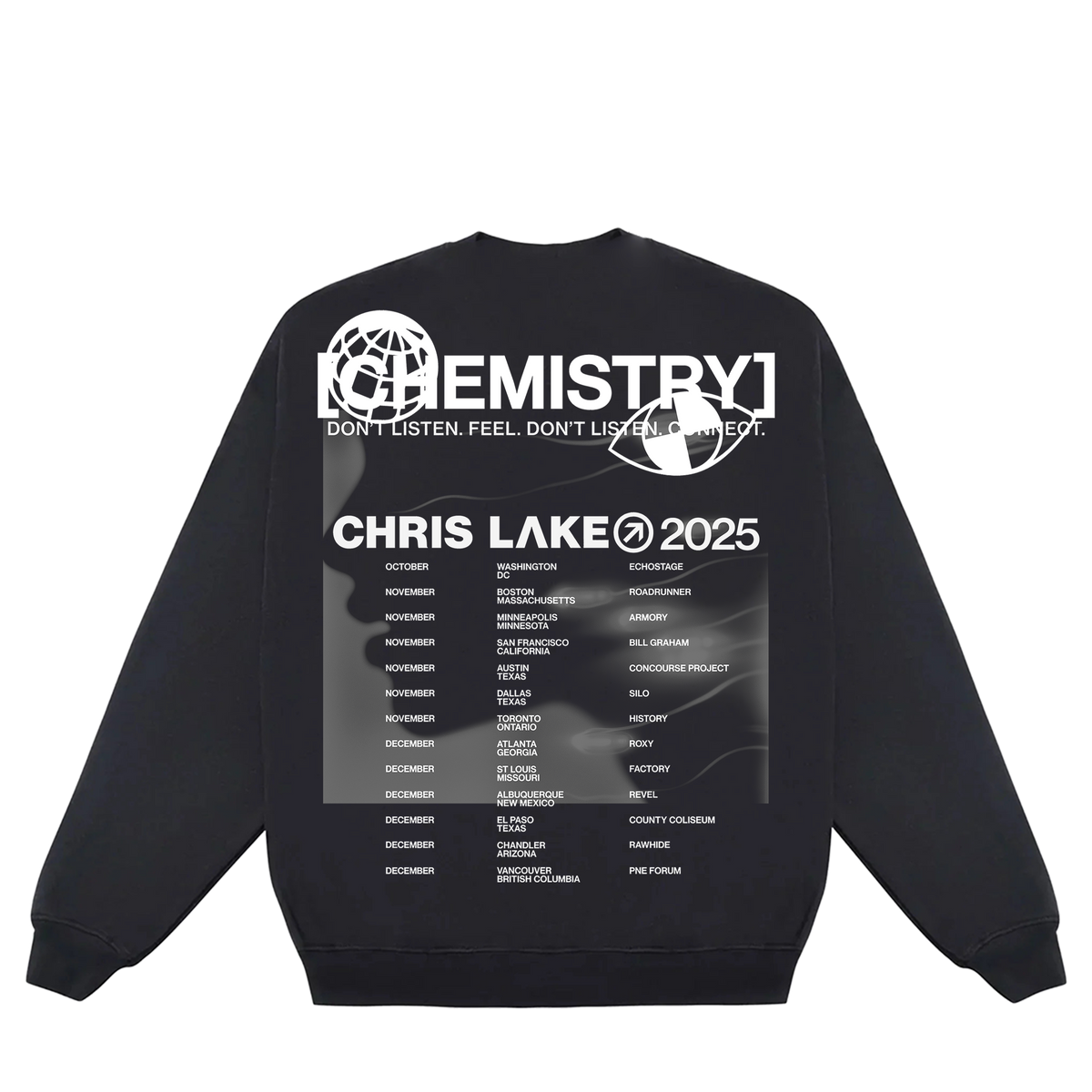 Official Chris Lake Chemistry TOUR CREW - FALLING, detail view 2
