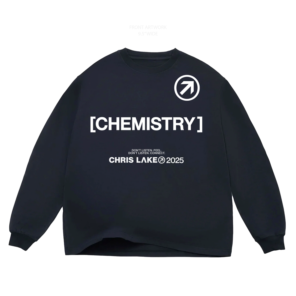 Official Chris Lake Chemistry TOUR LONGSLEEVE - FALLING, primary product view