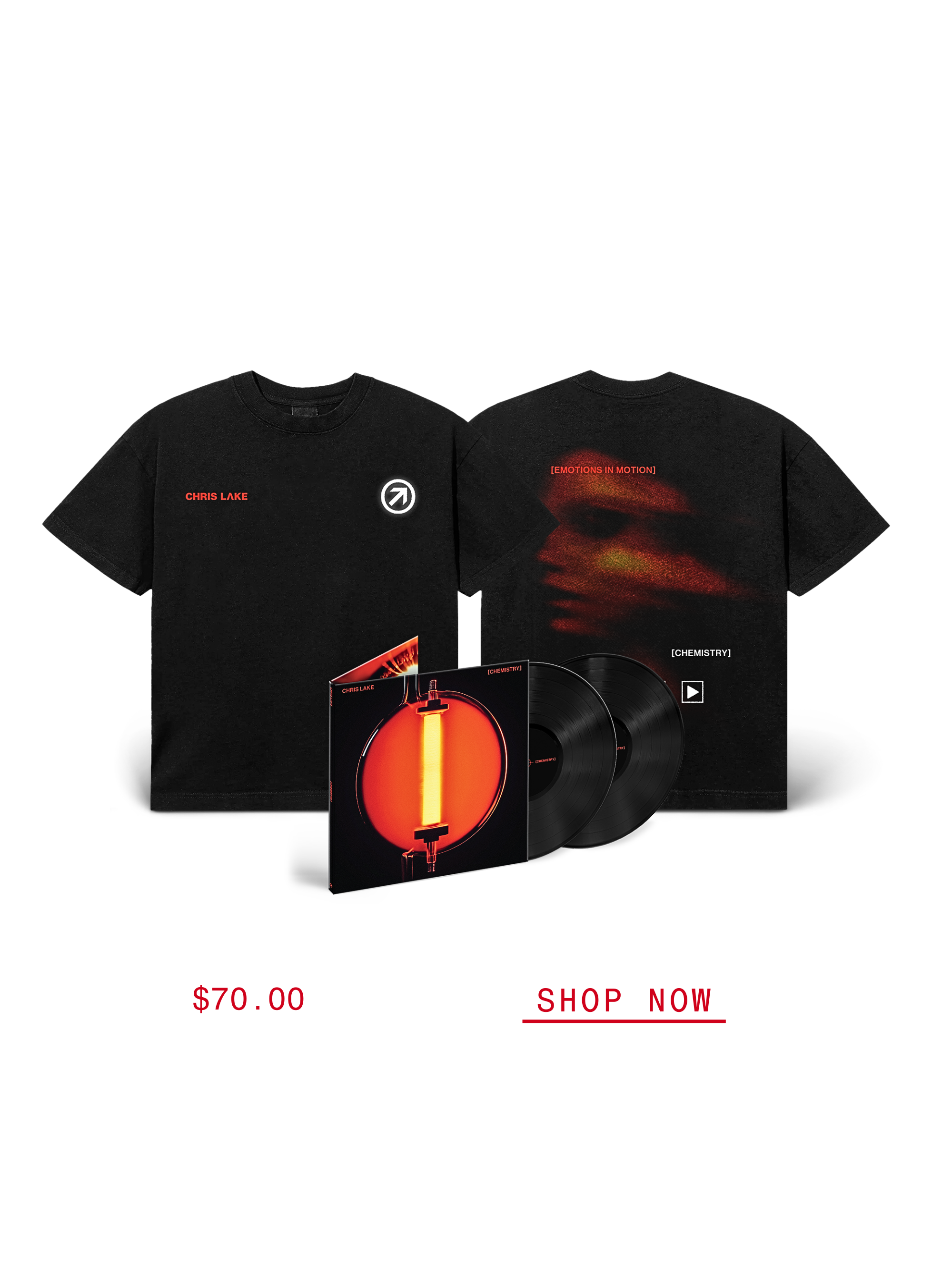 [CHEMISTRY] BLACK EDITION PACK T-SHIRT + BLACK 2LP