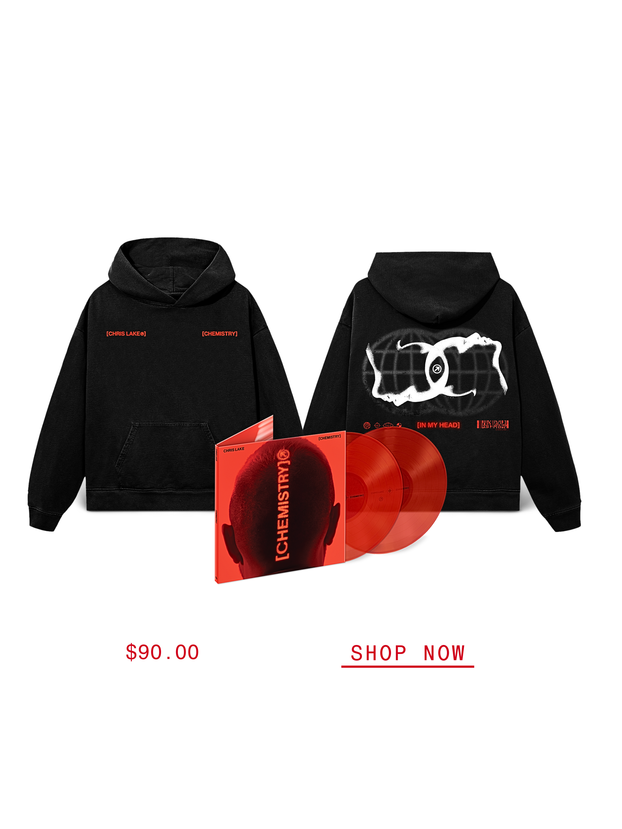 [CHEMISTRY] RED EDITION PACK HOODIE + RED 2LP
