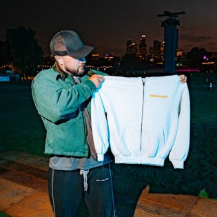 LA '26 - ZIP-UP HOODIE - WHITE