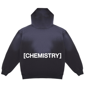 [CHEMISTRY] BOLD ZIP-UP HOODIE POTASSIUM BLACK