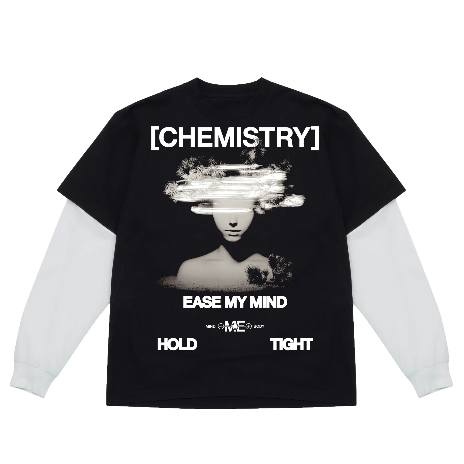 Chemistry Ease My Mind 2FER black white product image
