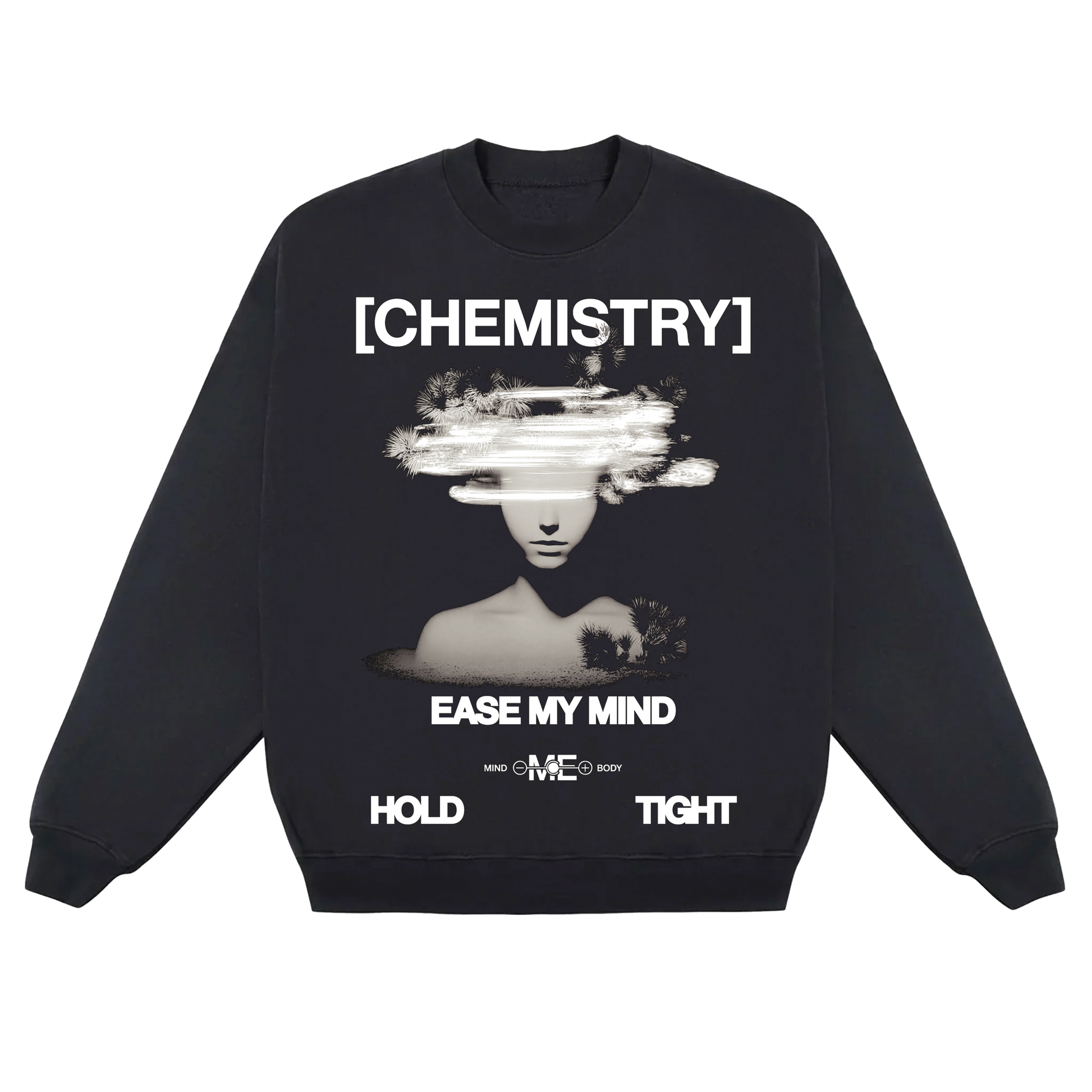 Chemistry Ease My Mind Crewneck limo black product image