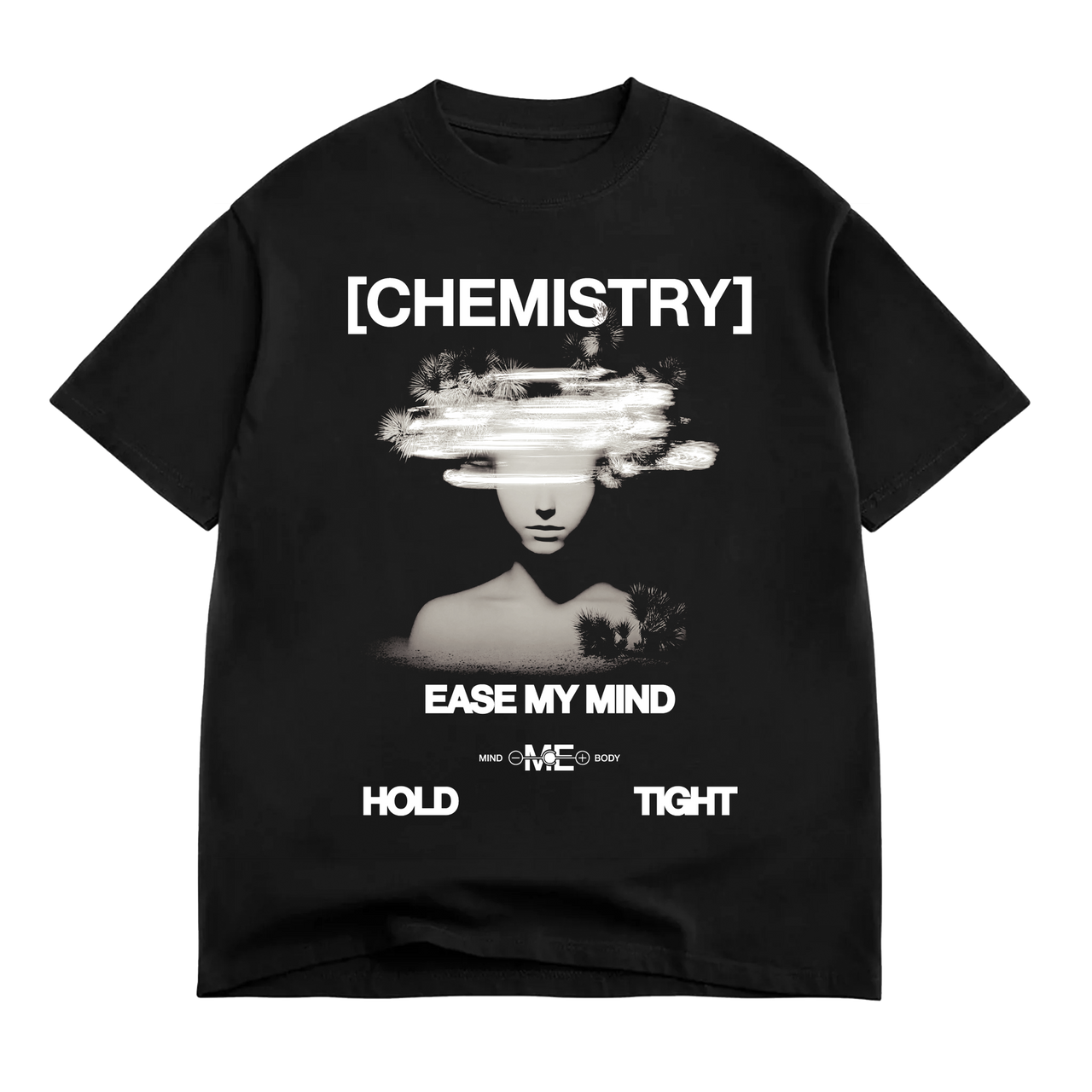 [CHEMISTRY] EASE MY MIND TEE LIMO BLACK
