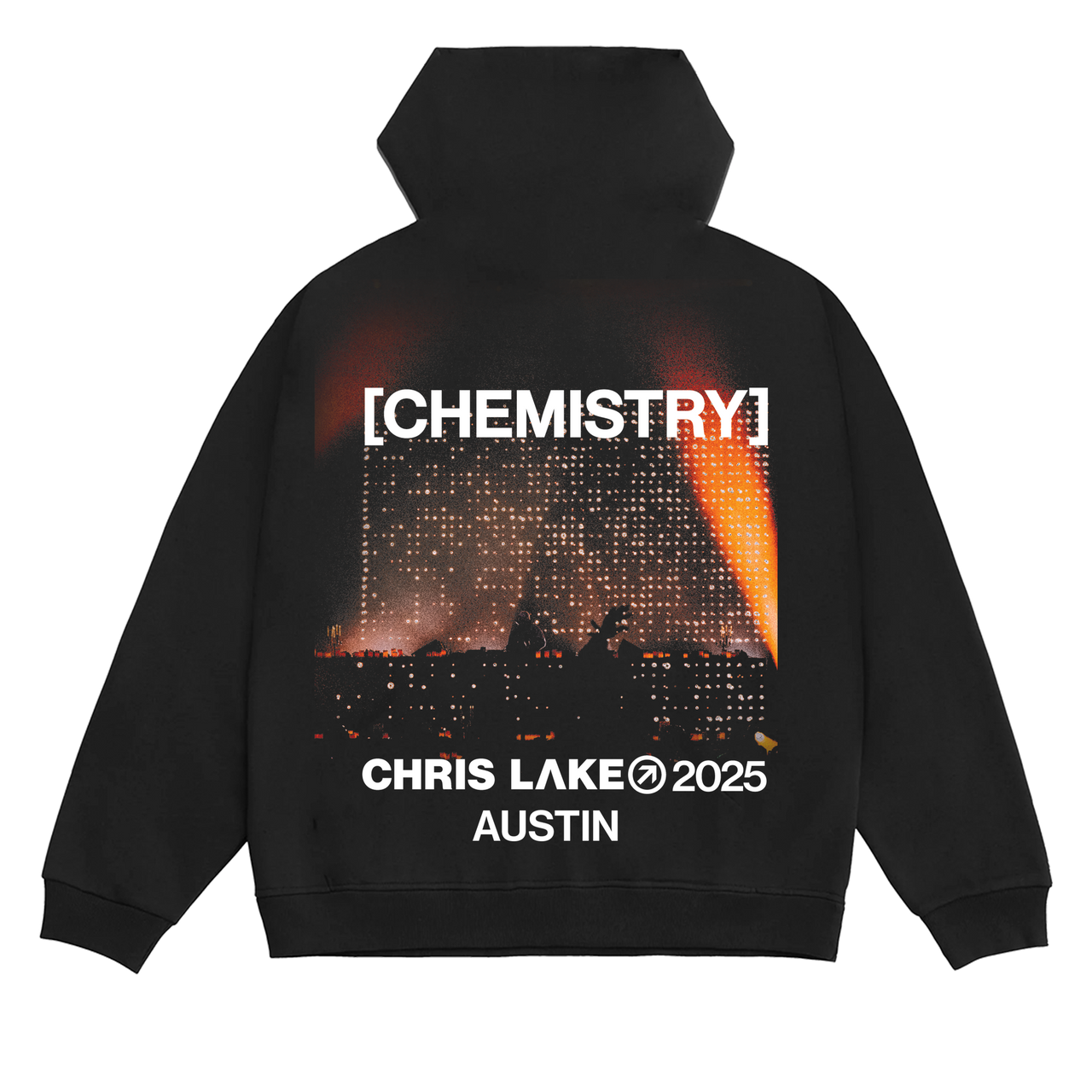 [CHEMISTRY AUSTIN] SHOW HOODIE JET BLACK