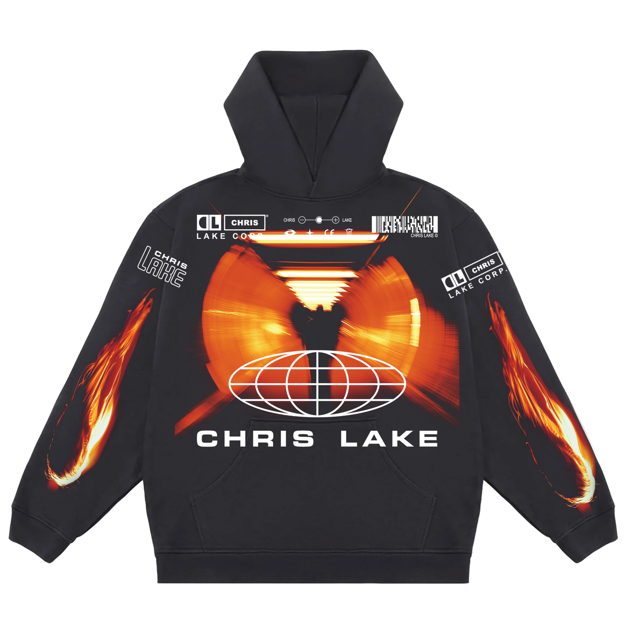 [CHEMISTRY] TUNNEL HOODIE JET BLACK