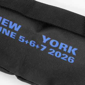Official Chris Lake NEW YORK '26 - FANNY PACK - BLACK/BLUE, detail view 8