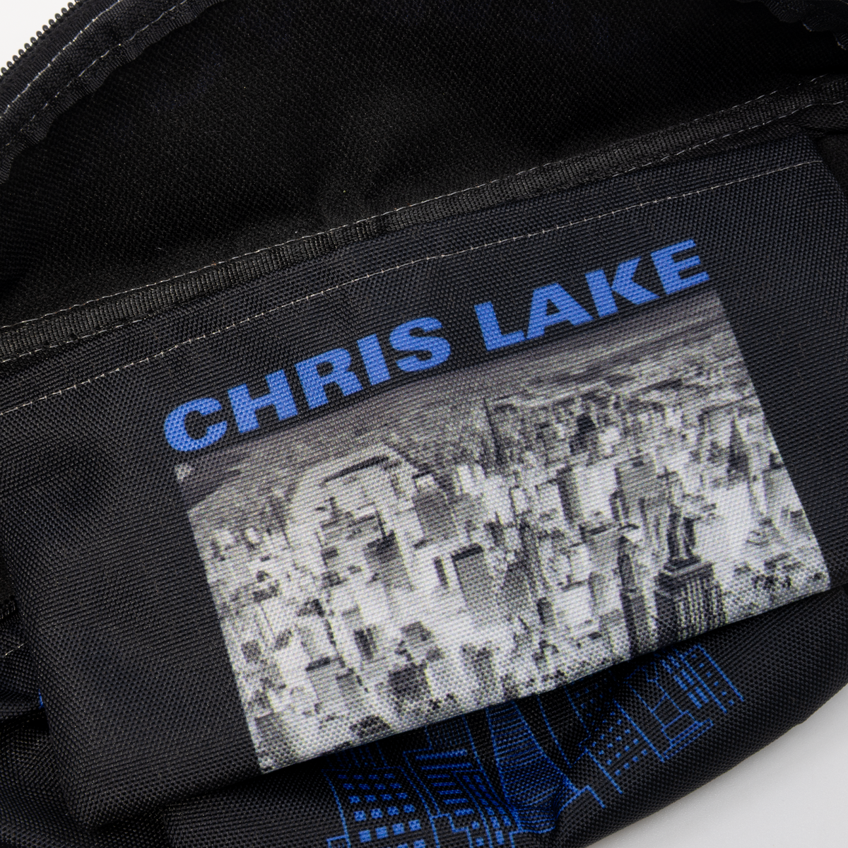 Official Chris Lake NEW YORK '26 - FANNY PACK - BLACK/BLUE, detail view 9