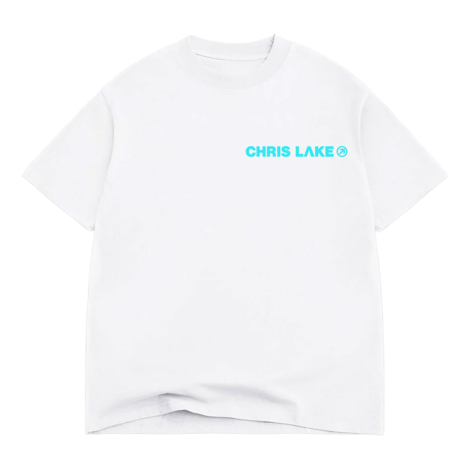 Chris Lake San Jose 2026 limited white tee product view two