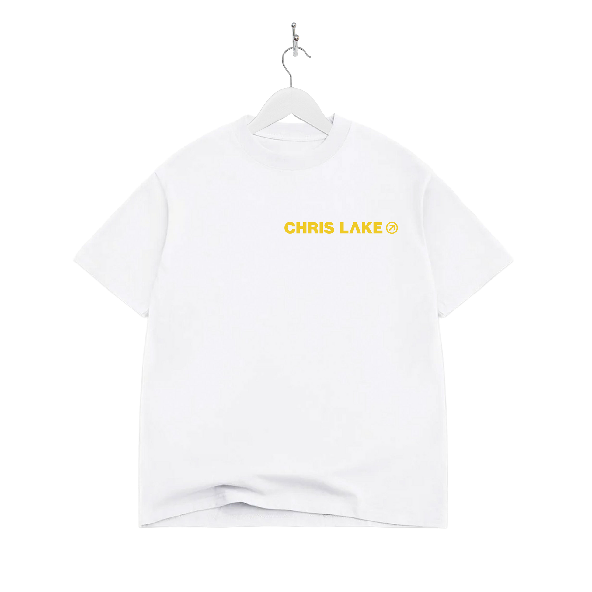 Chris Lake LA 2026 white tee back graphic