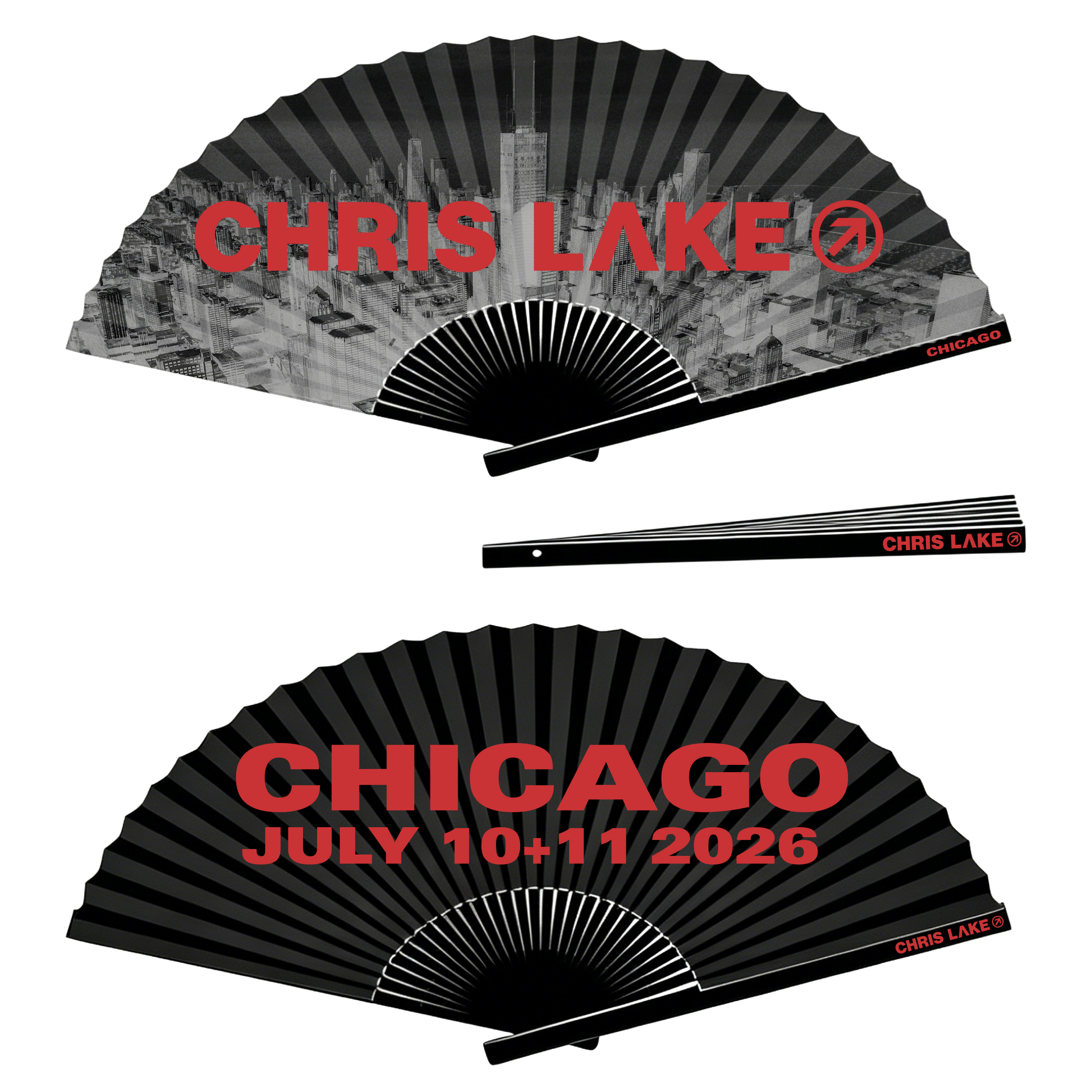 Official Chris Lake CHICAGO '26 - HAND FAN