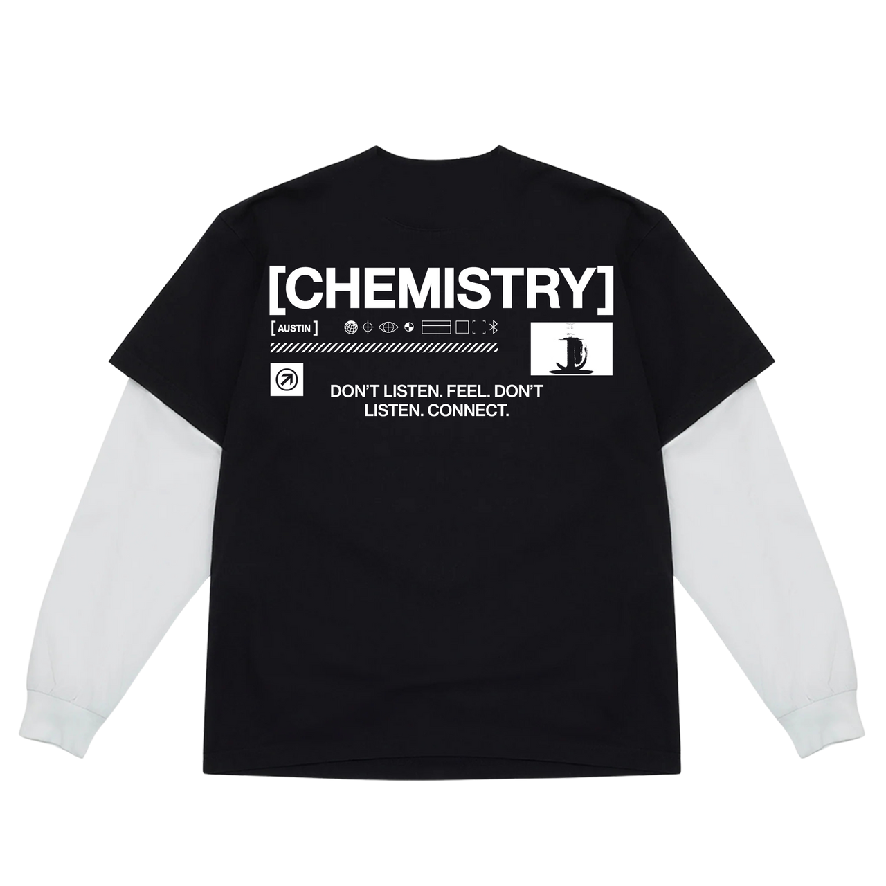 [CHEMISTRY AUSTIN] DANCE 2FER BLACK/WHITE