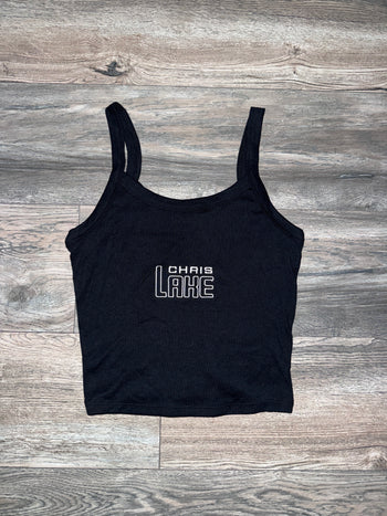 CHRIS LAKE - Embroidered - Women’s - Micro-Rib Tank Top - 002