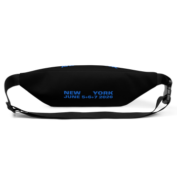 NEW YORK '26 - FANNY PACK - BLACK/BLUE