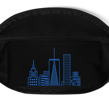 NEW YORK '26 - FANNY PACK - BLACK/BLUE