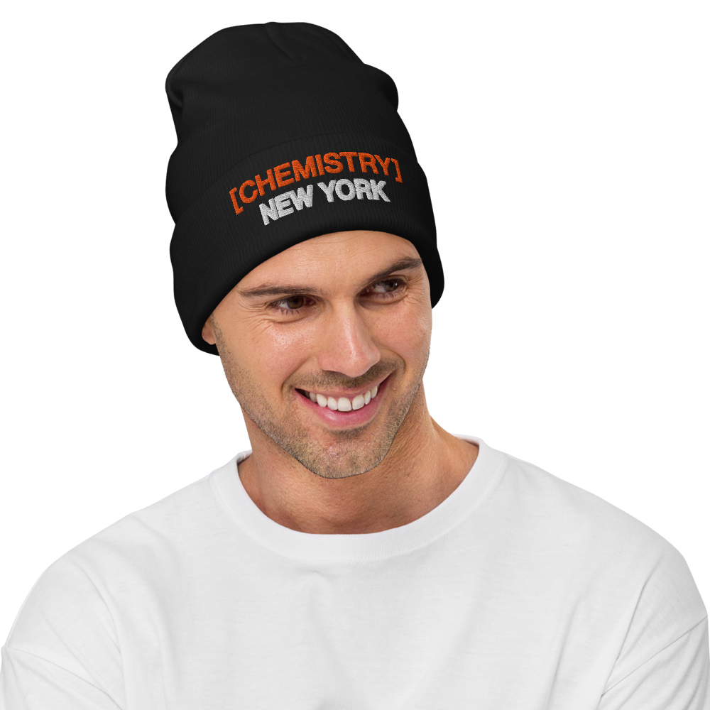 NEW YORK EMBROIDERED BEANIE