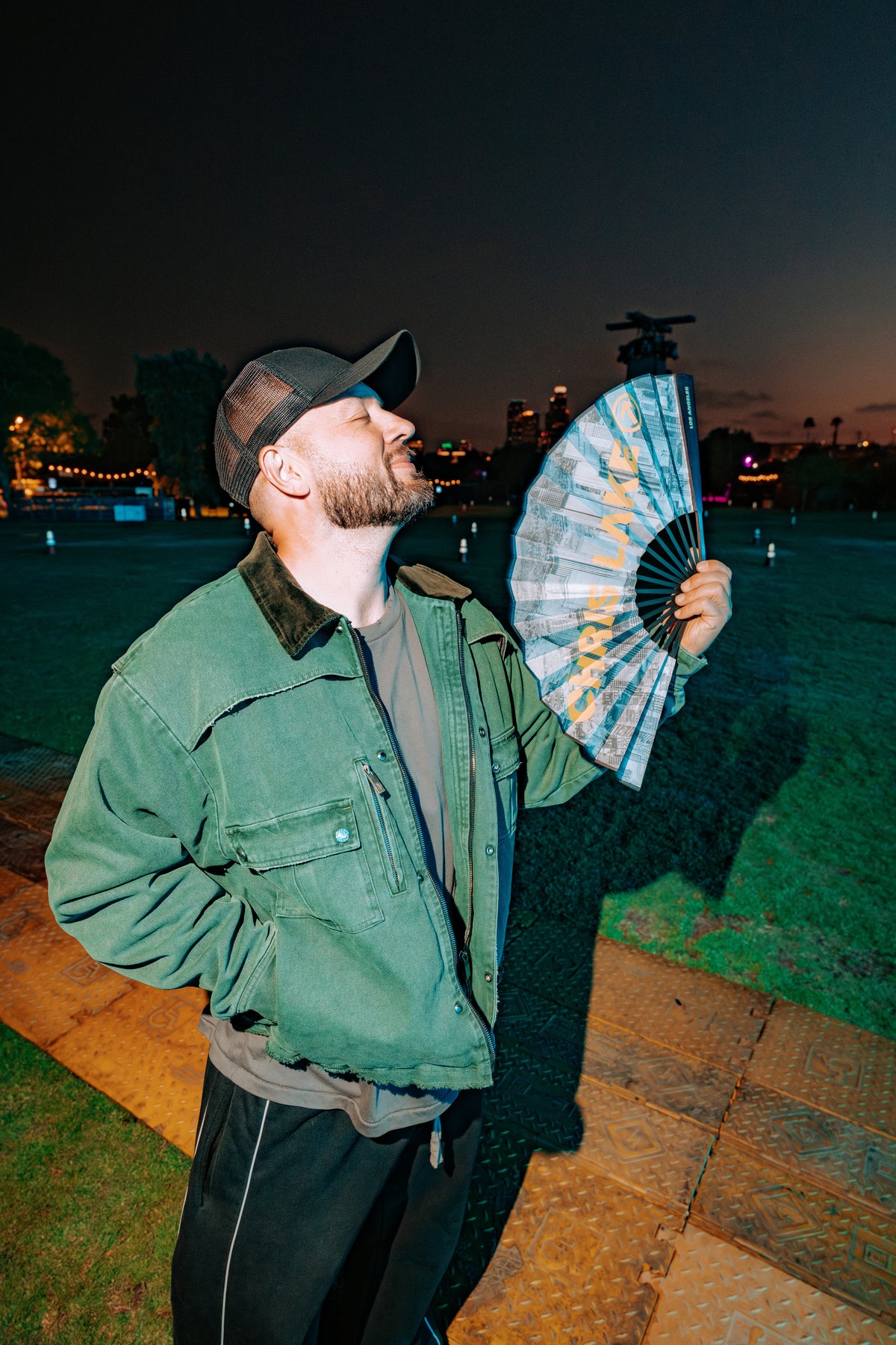 Official Chris Lake LA '26 - HAND FAN, primary product view