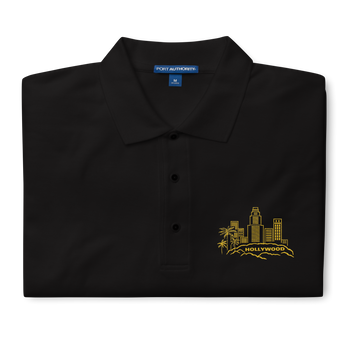CL Premium Polo black front detail image