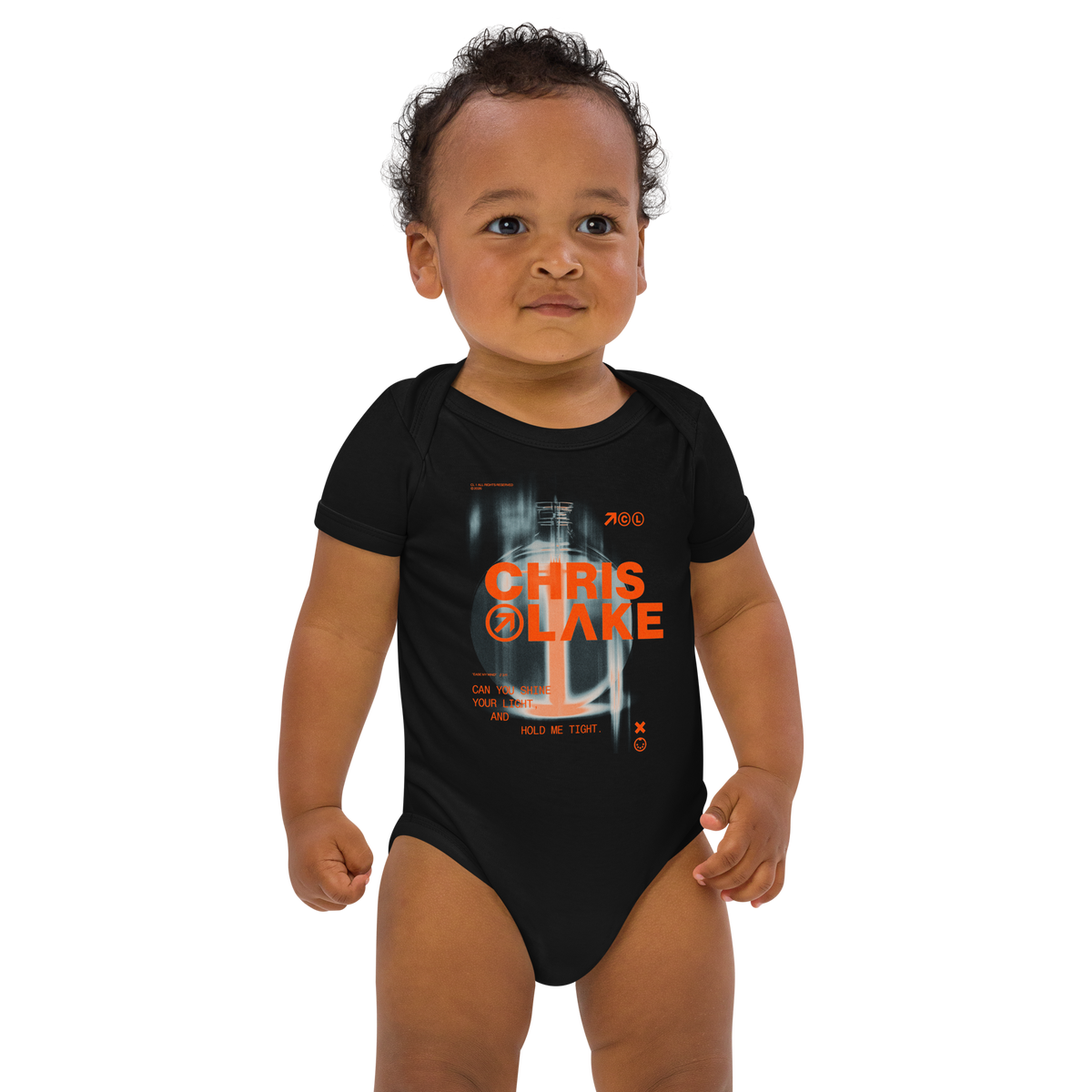 Official Chris Lake LIGHT BULB - Organic Cotton Baby Bodysuit - 002, primary product view