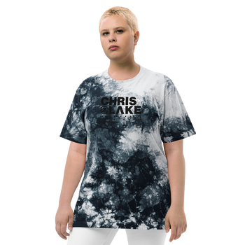 CHRIS LAKE - EMBROIDERED -  TIE DYE SHIRT - OVERSIZED FIT - 002