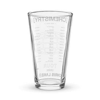 [CHEMISTRY] TOUR pint glass