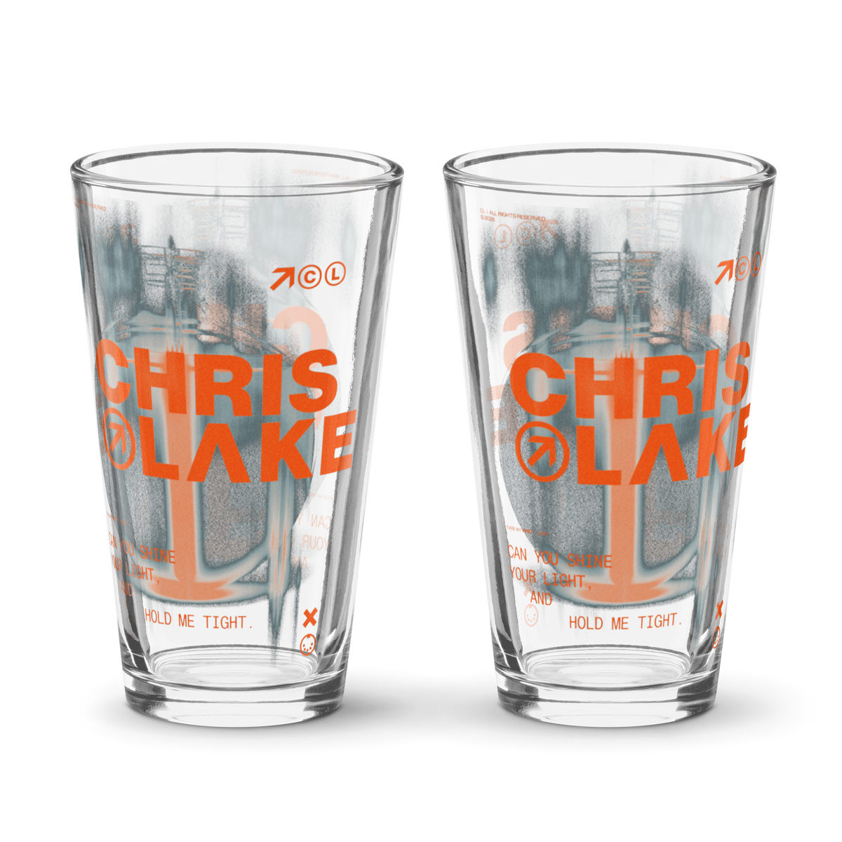 Light Bulb Pint Glass Collection 002 front product image