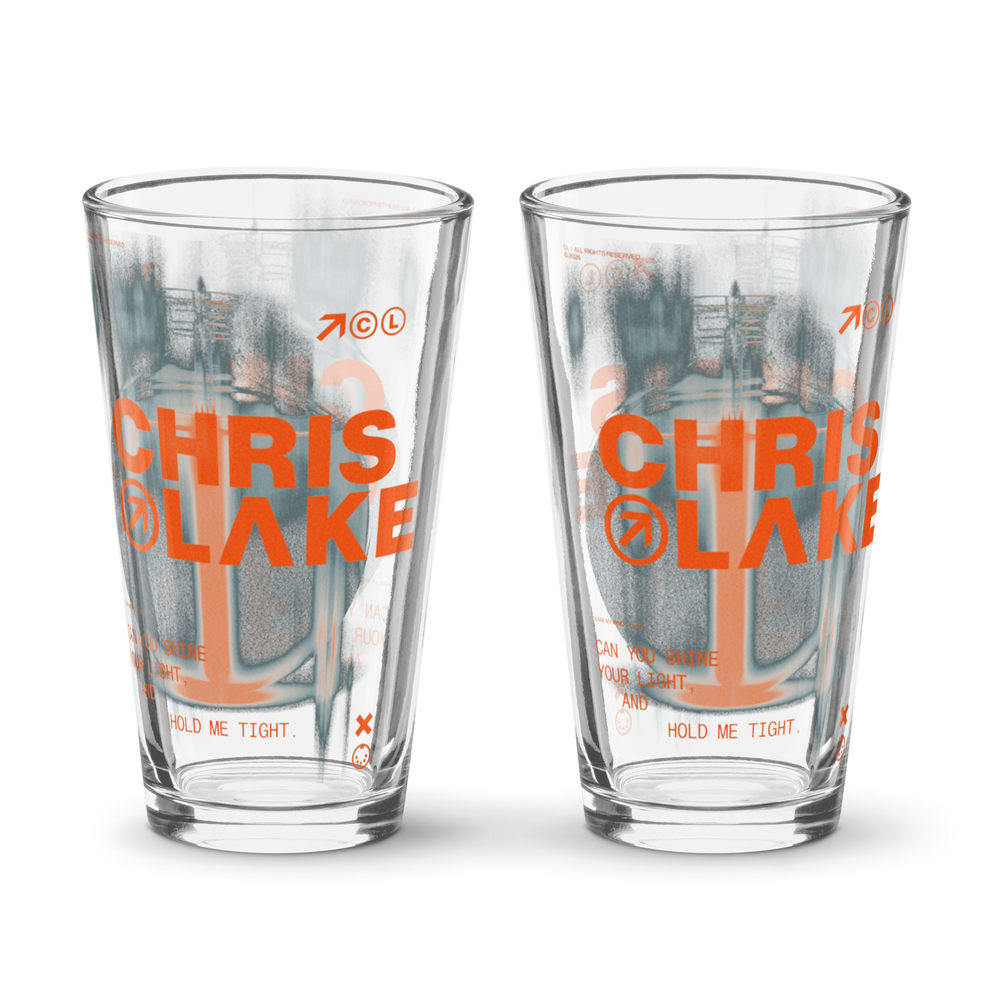 Light Bulb Pint Glass Collection 002 front product image