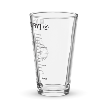 [CHEMISTRY] TOUR pint glass