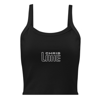 CHRIS LAKE - Embroidered - Women’s - Micro-Rib Tank Top - 002