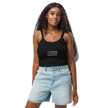 CHRIS LAKE - Embroidered - Women’s - Micro-Rib Tank Top - 002